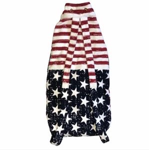 Maurices American flag beach towel bag.
